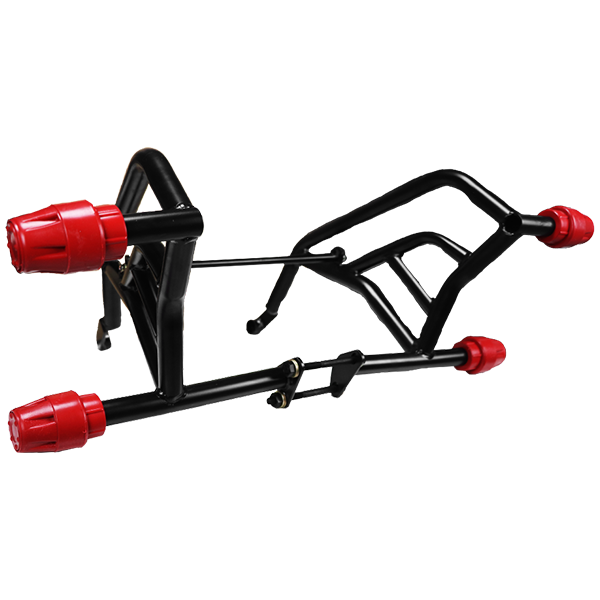 SLIDER 2 TOPES HONDA/CB 160F/NEGRO-ROJO