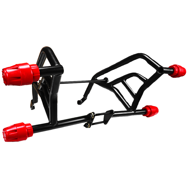 SLIDER 2 TOPES HONDA/XBLADE 160 F/NEGRO-ROJO