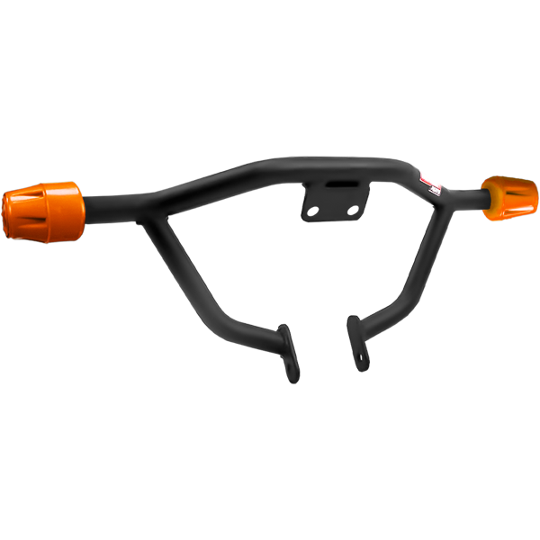SLIDER HONDA/CB 125F/NEGRO-NARANJA FLOUR