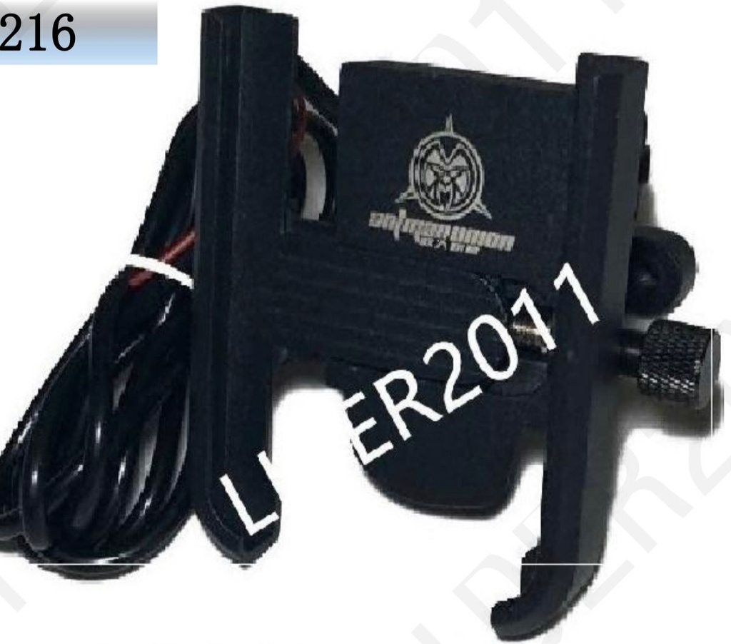 SOPORTE DE CELULAR PARA MOTOCICLETA - S2 - CON CARGADOR