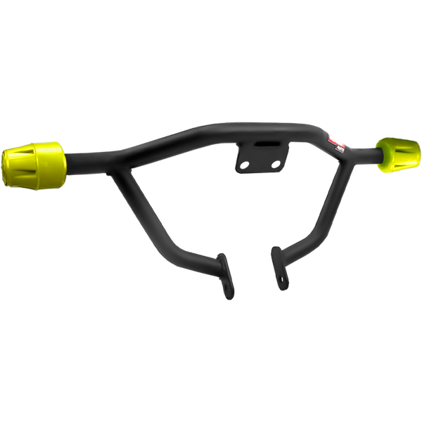 SLIDER HONDA/CB 125F/NEGRO-AMARRILO FLOUR