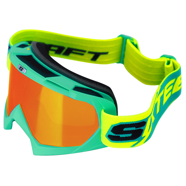 Gafas Cross SHAFT_IR DR/amarillo neón