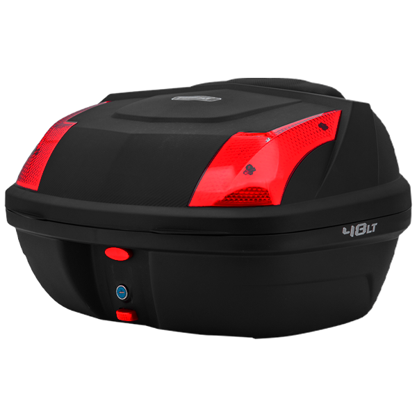 Maleta TOM CAT 48 LT/negro mate-rojo