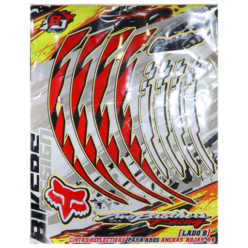 [RF881] GE TO - STICKER GRANDE REFLECTIVO AROS