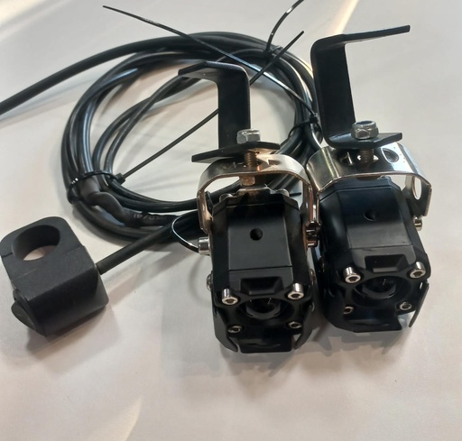 [RF1098] SOPORTE CON LUZ EXPLORADORA COMPLETA HONDA/CB 125F/NEGRO