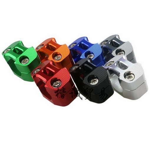 [RF1358] BASE DE MANUBRIO ALUMINIO/AZUL