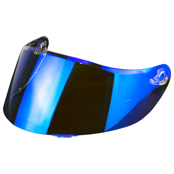 Visor INDUMA 3170/Iridium Azul RV/Base Transparente