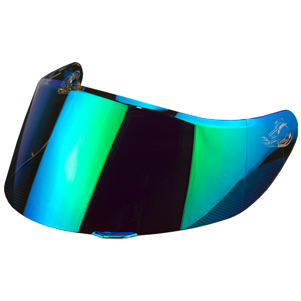 Visor INDUMA 3170/Iridium Verde RV/Base Transparente