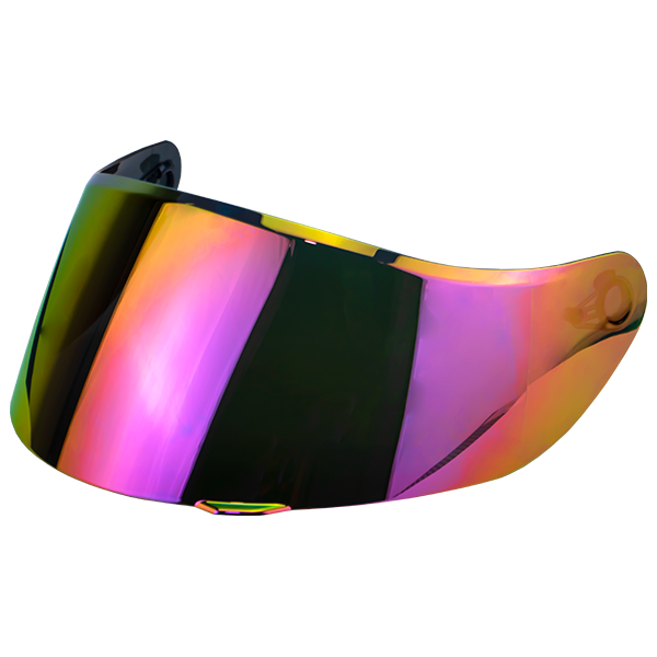 Visor INDUMA 3170/Iridium rojo