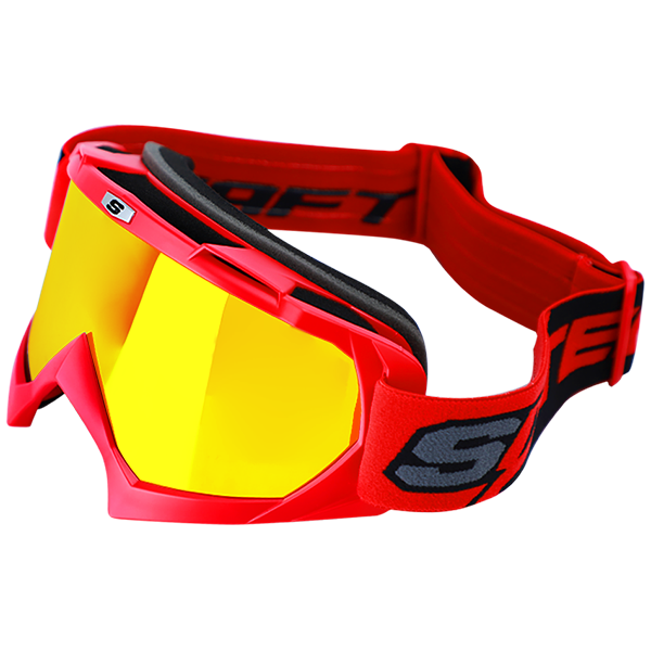 Gafas Cross SHAFT_IR DR/rojo mate-rojo 
