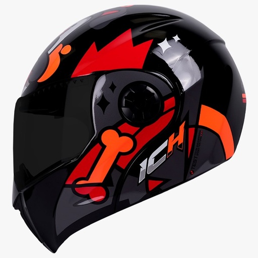 Casco Abatible ICH 3110S/FRENZ (negro mate-gris, XS)