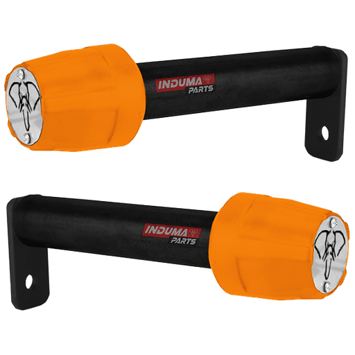 [RF1076] SLIDER UNIVERSAL/LUJO/NEGRO-NARANJA FLOUR/18CM